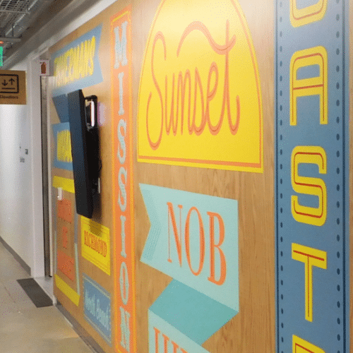 Custom Vinyl Wall Decals for San Francisco Cafe Branding Custom Vinyl Wall Decals for San Francisco Cafe Branding