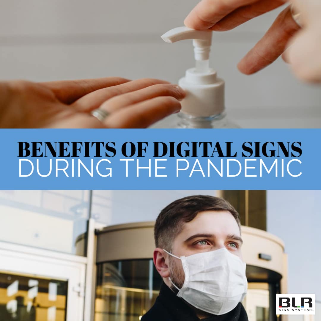 benefits digital signs during pandemic