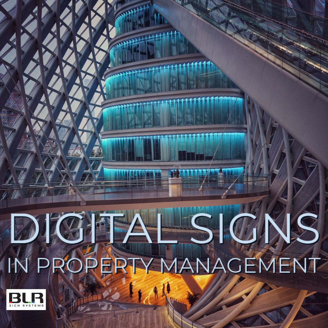 digital signs property management