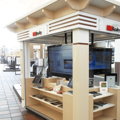 WP LED and touchscreen kiosk