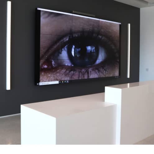 Zeiss Enhances Visitor Experience with an Eye-Catching Video Wall Displaying High-Definition Visuals
