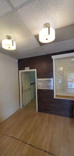 Brushed Aluminum with Cut Vinyl for interior sign