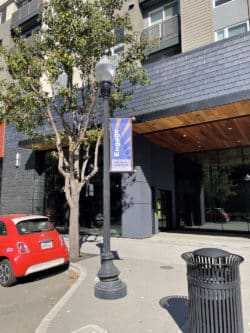 120 Durable Street Pole Banners Printed on Sunbrella Canvas Installed Throughout Sunnyvale’s Cityline Project