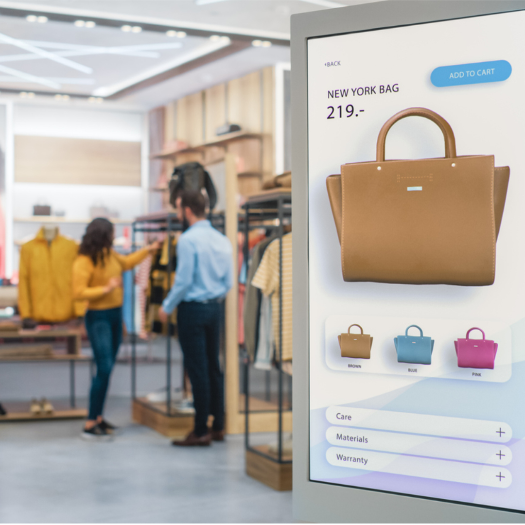 hybrid retail showcases digital and shopping