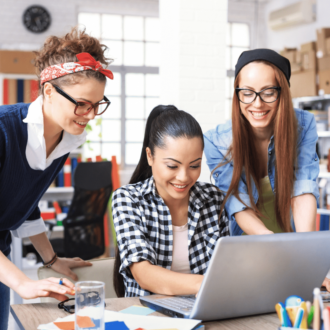 young professionals collaborating on a project