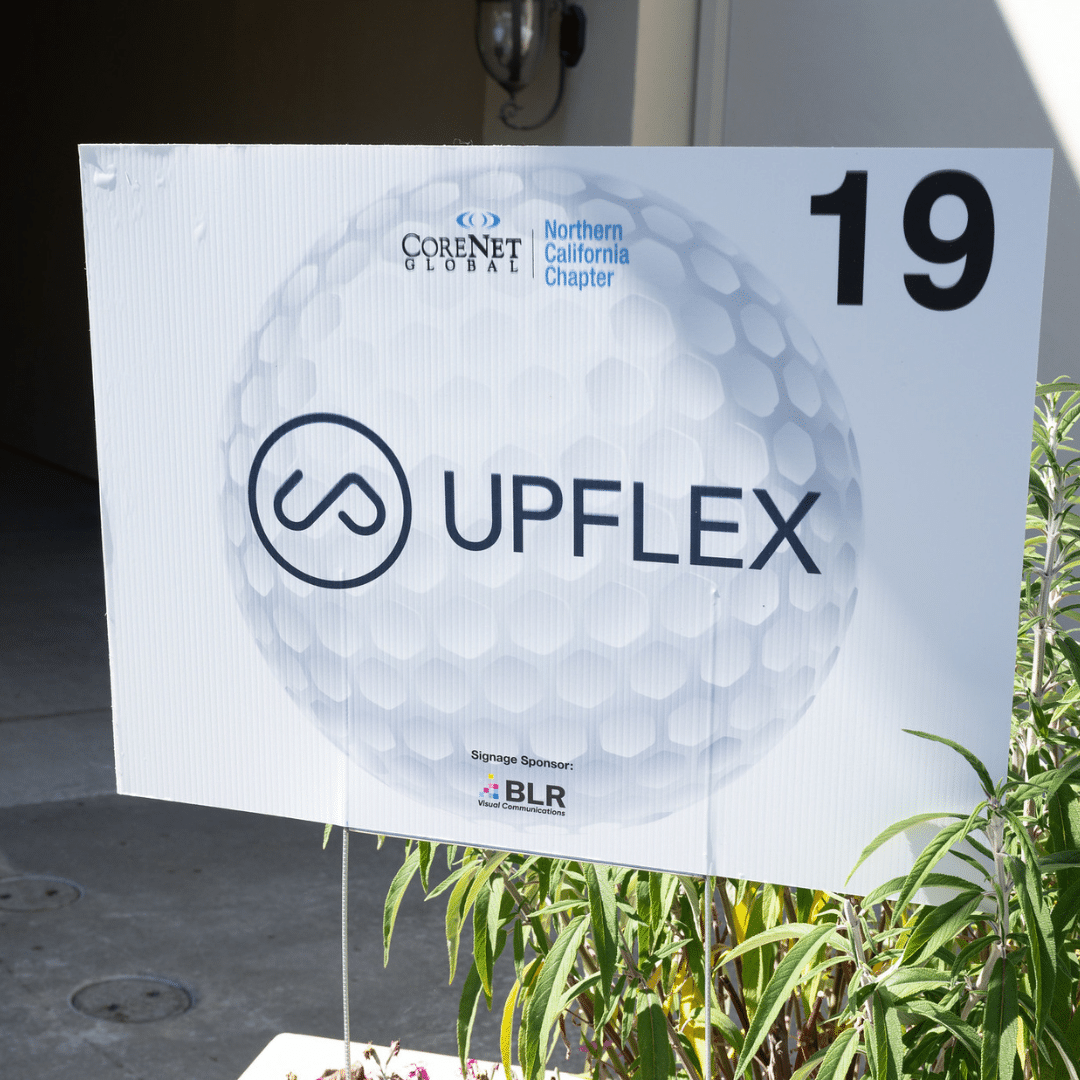 CoreNet Northern California Chapter’s 21st Annual Golf Tournament signage