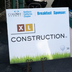 CoreNet Northern California Chapter’s 21st Annual Golf Tournament signage