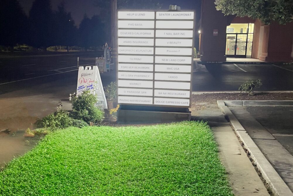 San Jose’s First Solar-Powered Monument Sign