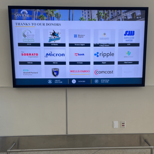 SJC Airport SJC Airport gets interactive signage