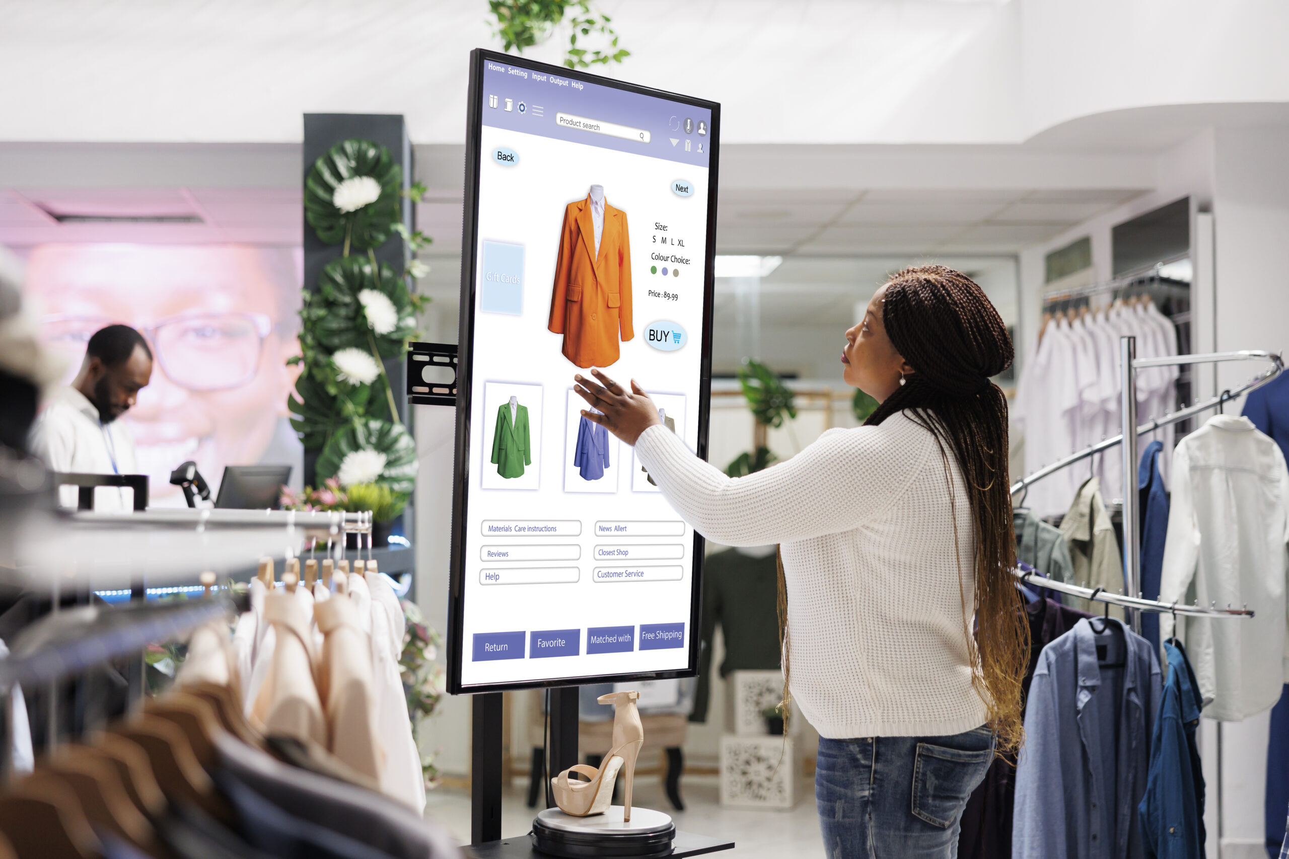 AI digital signage