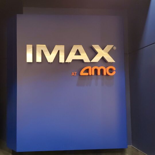 Channel letters, IMAX at AMC in Santa Clara