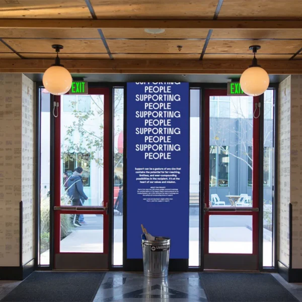 Corporate entryway signage by BLR Visual Communications